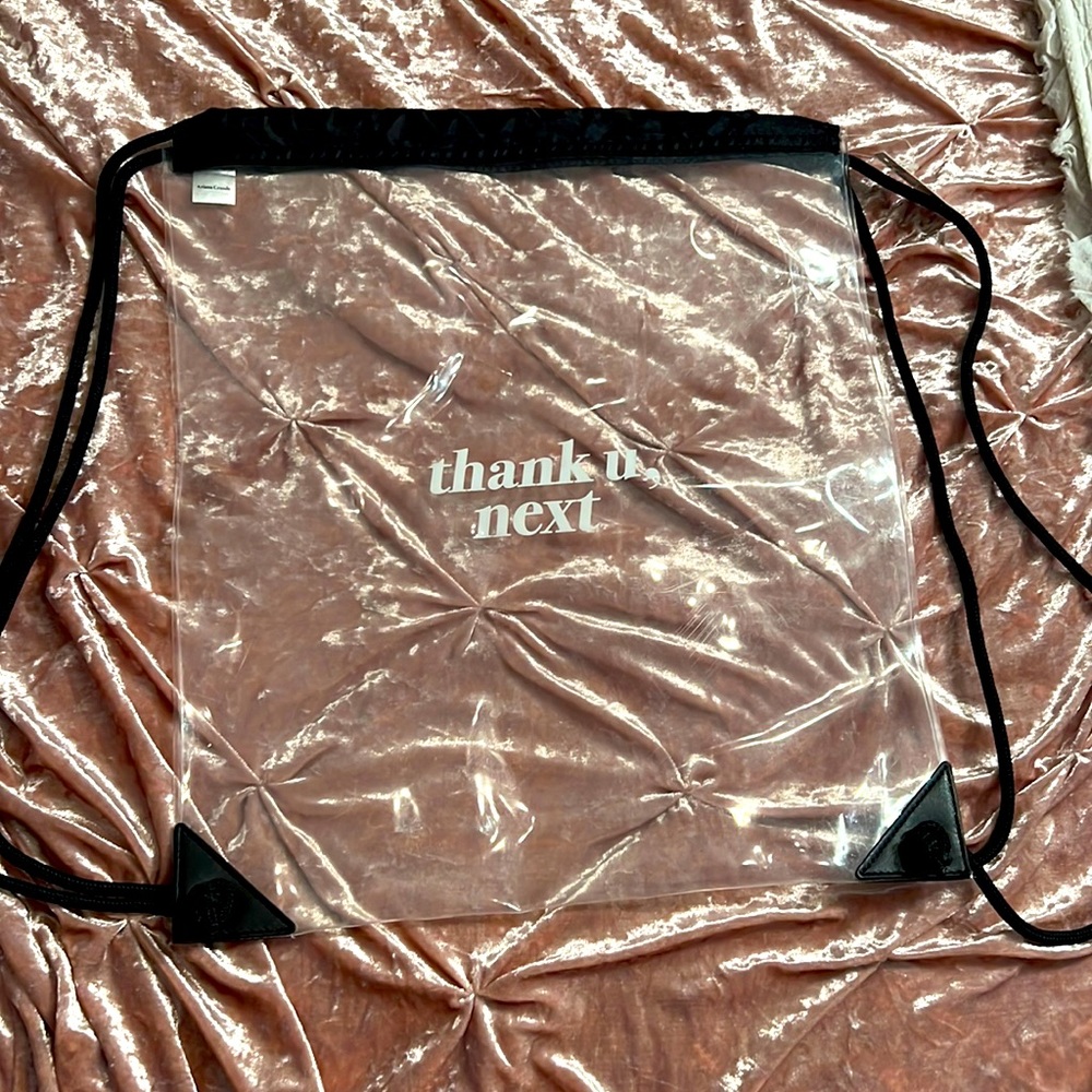 Thank You, Next clear bag